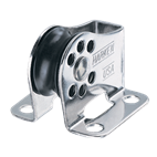 Single 22mm Upright Bolt Down Turning Block