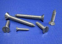 Stainless Steel Slotted Counter Sunk Head Self Tapping Screw